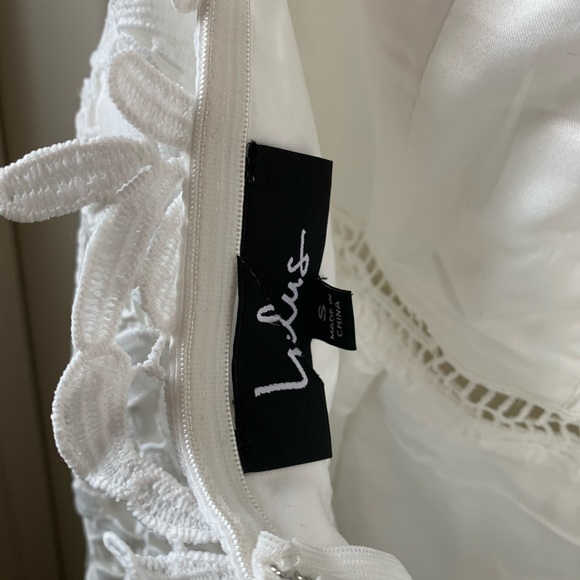 NWOT Lulus Divine Destiny Lace Midi Dress - Picture 8 of 8